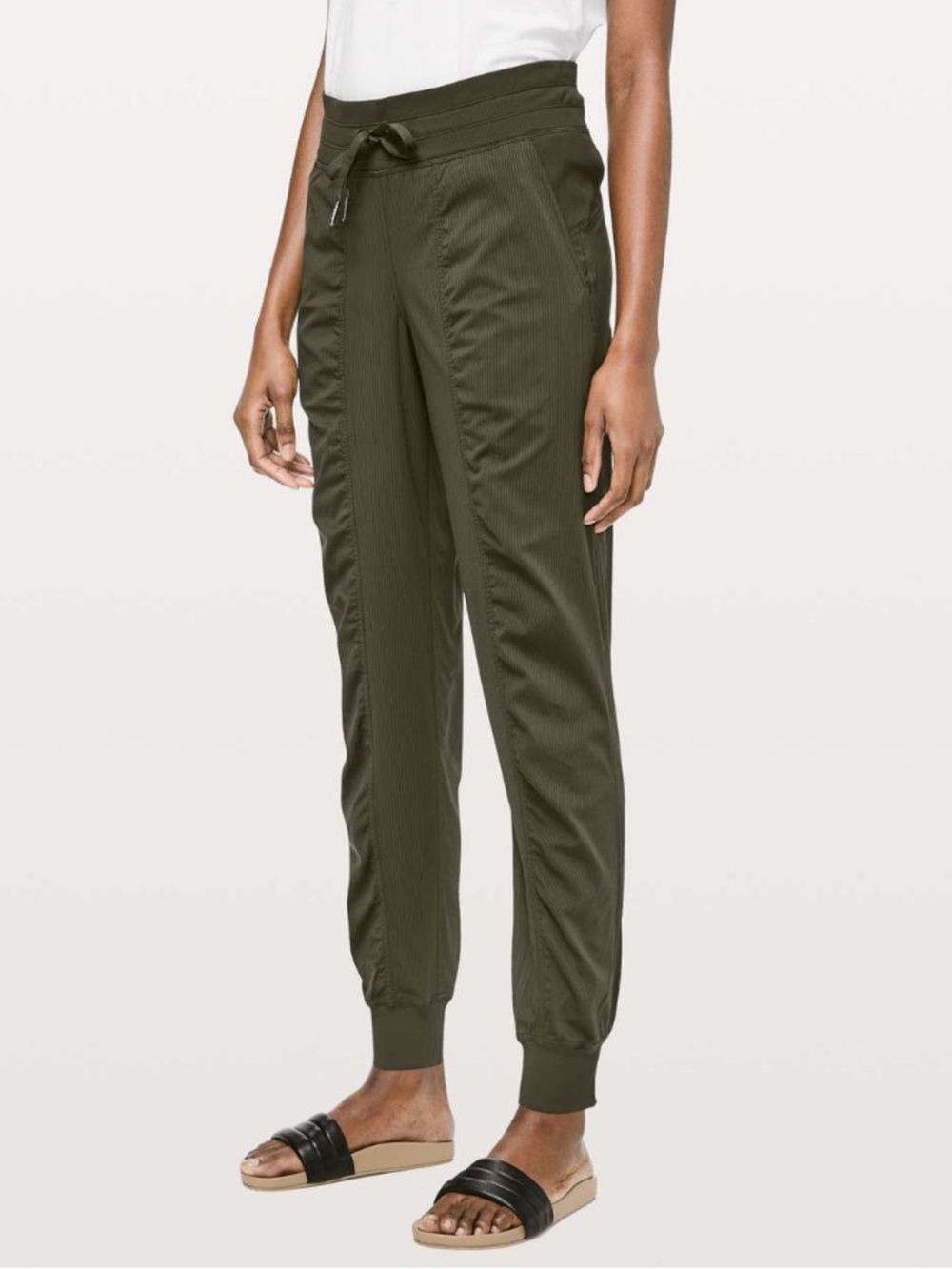 Lululemon Dance Studio Joggers 29" in Dark Olive